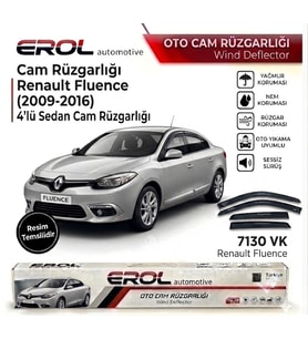 Renault Fluence 4'lü Sedan Cam Rüzgarlığı