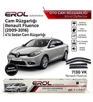 Renault Fluence 4'lü Sedan Cam Rüzgarlığı