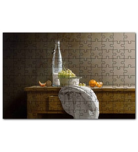 Cakapuzzle Modern Resim Sanat Natürmort Görseli Puzzle Yapboz MDF (Ahşap) (120 Parça)