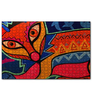 Cakapuzzle  Kübizim Sanatı 120 Parça Puzzle Yapboz MDF (Ahşap)