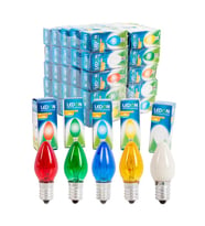 Ayt Ledon LD-1407R Renkli 7W Parfüm Ampul 50’lik Kutu E14 Ampul