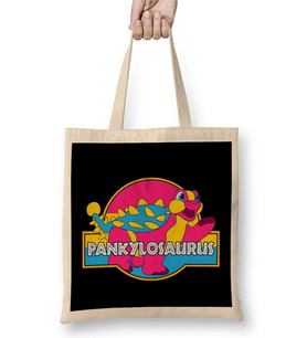 Pankylosaurus Pride Dinosaur Bez Çanta Uzun Saplı