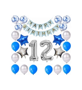 Çıtıpıtıstore 12 Yaş Doğum Günü Balon Set