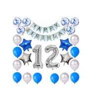 Çıtıpıtıstore 12 Yaş Doğum Günü Balon Set