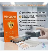 Omix X3 Uyumlu NANO Ekran Koruyucu 9H Ekstra Koruma 9H - HD