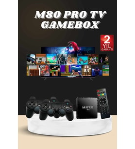 Android Tv Box 2.4g 10k Ultra Hd 2gb Ram 64gb Hafıza 10000 Retro Oyunlu Konsol Game Stick M8 Pro
