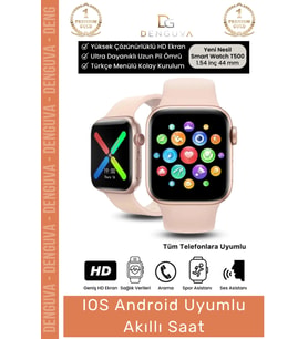 #AkıllıSaat Premium T500 Plus Ips Ekran Sağlık Sensörlü Android Ios Tansiyon Nabız Ölçer Akıllı Saat