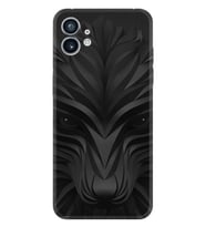 Nothing Phone 2 Kılıf Desenli Silikon Black Fox 1325