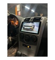 Toyota Corolla Çerçeveli Android 12 Multimedya Carplay 4GB RAM+64GB HDD Navigasyon Ekran (Siyah)