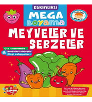 Etkinlikli Mega Boyama - Meyveler ve Sebzeler