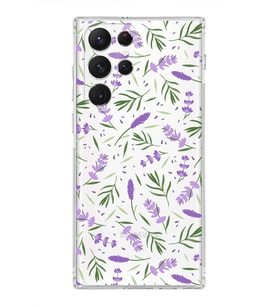 PrintiFy Samsung Galaxy S22 Ultra ile Uyumlu 1mm Slim Fit Water Color 3 Baskılı Şeffaf  Kılıf