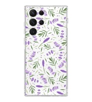 PrintiFy Samsung Galaxy S22 Ultra ile Uyumlu 1mm Slim Fit Water Color 3 Baskılı Şeffaf  Kılıf