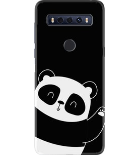 TCL 10 SE Kılıf Silikon Desen Bay Bay Panda 1784