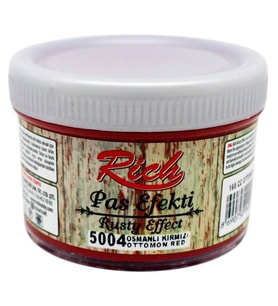 Rich Pas Efekti (Rusty Effect) 150 cc. 5004 OSMANLI KIRMIZI