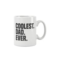 Coolest Dad Ever Babalar Günü Doğum Günü Baba Hediye Baskılı Kupa Bardak
