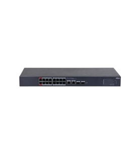DAHUA 16port PoE 240w 2-SFP 10/100 Yönetilebilir Switch CS4218-16ET-240