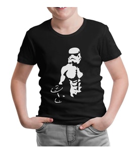 Bodybuilding - Star Wars Siyah Çocuk Tshirt