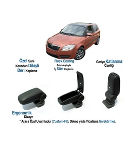 SKODA FABIA MK2  ARACA ÖZEL KOL DAYAMA KOLÇAK VİDASIZ 2008 2009 2010 2011 2012 2013 2014