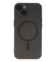 iPhone 14 Plus Kılıf Moshi Lens Magneticsafe Silikon - Siyah