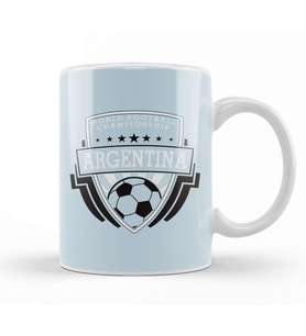 Argentina Shield World Football Championship Kupa Bardak Porselen