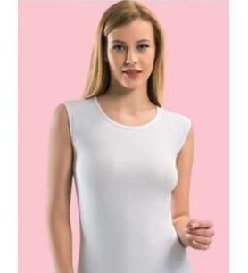 KOTA 6006 BAYAN KOLSUZ BODY TEKLİ (Beyaz)