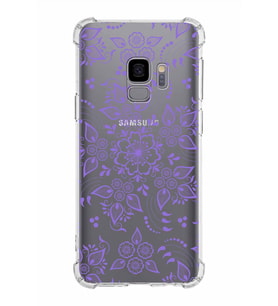 Samsung Galaxy S9  Köşe Korumalı Antişok Kapak Nostalji Desen Tasarımlı Şeffaf  Kılıf