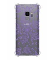 Samsung Galaxy S9  Köşe Korumalı Antişok Kapak Nostalji Desen Tasarımlı Şeffaf  Kılıf