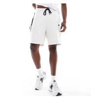 Nike Sportswear Tech Fleece Shorts Günlük Pamuklu Spor Şort Beyaz Melanj