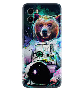 Vivo Y15S Y32 Y33S Y51 Y53S Kılıf Desemli Silikon Astronot Panda 1755