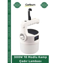 #Aydınlatma Outdoor Şarjlı Aydınlatma Su Geçirmez Portatif Güçlü LED 300W 10 Modlu Kamp Çadır Lambas