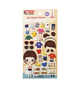 Bigpoint Sticker Kıyafet Giydir Daily x 15 Adet