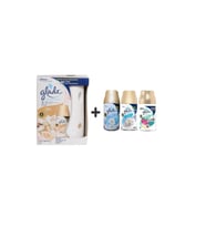 Glade Otomatik Sprey+ Ipeksi Vanilya + Temizliğin Ferahlığı X Temiz Çarşaf Ferahlığı X Tropikal Floral = 3 X 269 Ml