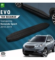 S-Dizayn Ssangyong Korando Sport Evo Siyah Yan Basamak 203 Cm 2010-2019 A+ Kalite