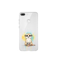 Honor 9 Lite ile Uyumlu Splash Mirket Tasarımlı Şeffaf Silikon Kılıf
