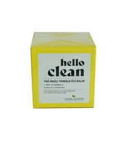 HerbaDerm Hello Clean Yüz Dudak ve Göz için Yağ Bazlı Temizleyici Balm Saf C Vitaminli 100 ML