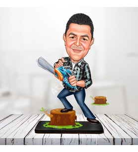 Ahşap_Karikatür_biblo _ATS-588