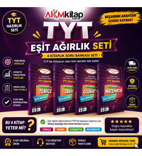 Karekök 11. Sınıf TYT Hazırlık Türkçe Matematik Tarih Coğrafya Ders Anlatan Soru Bankası Seti 4 Kitap