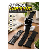 Akıllı Saat Kordon ve Şarj Aparatı Çoklu Aksesuar Seti