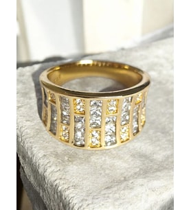 Slowshe-14K Altın Kaplama Miller Yüzük (Gold)