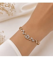 XP Jewelry Taşlı Muradiye Bileklik Rose Gold