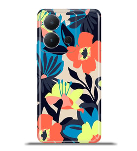 Vivo Y36 Kapak HD Renkli Dizayn Silikon Kılıf - Soyut Orman