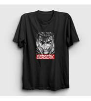 Presmono Unisex Siyah Rage Anime Berserk T-Shirt 126470tt