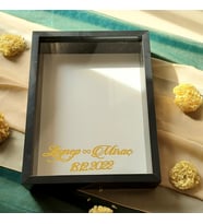 Siyah 30x40 Cm 7 cm Gül Anı Çerçevesi! Gül Kutusu-HKM  Ticaret