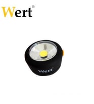 WERT 2614 Pilli Çalışma Lambası, 3W COB LED (Siyah)