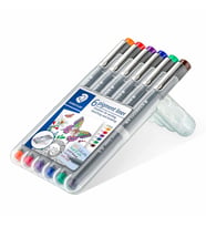 Staedtler 30803-SSB6 0.3mm 6'lı Karışık Pigment Liner Kalem