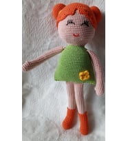 Amigurumi oyuncak Gülen Demet Bebek  renkli