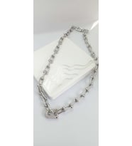 Silver Renk Marka Model Kolye