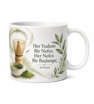 Matcha Çayı Sevenlere Japon Geleneksel Yeşil Toz Enerji Kupa Bardak Hediye