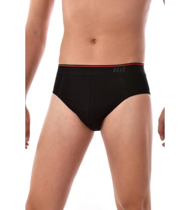 3 Adet Elit 1351 Likralı Kemerli Elasthan Erkek Slip SİYAH