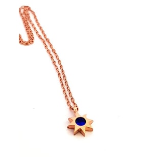 Zirkon Taşlı Trend Minimal Gümüş Kolye
